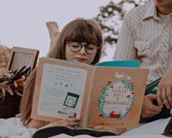 Sierra enjoys reading books in her free time.